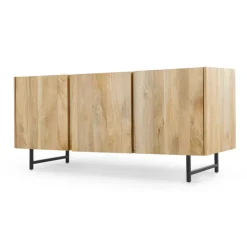 Aparador Aphra 3 puertas – Mango clara y negro