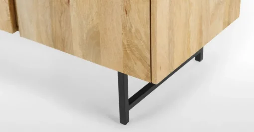 Aparador Aphra 3 puertas – Mango clara y negro