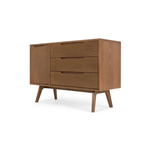 Aparador compacto Jenson – Roble oscuro