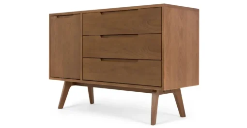 Aparador compacto Jenson – Roble oscuro