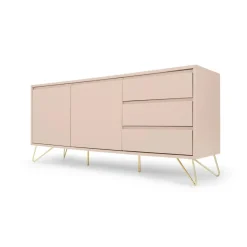 Aparador Elona – Rosa y cobre