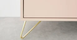 Aparador Elona – Rosa y cobre