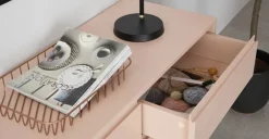 Aparador Elona – Rosa y cobre