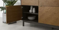 Aparador grande Belgrave – Roble oscuro