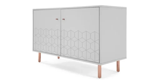 Aparador Hedra – Gris y cobre