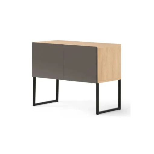 Aparador Hopkins – Roble y gris