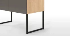 Aparador Hopkins – Roble y gris