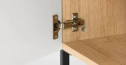 Aparador Hopkins – Roble y blanco