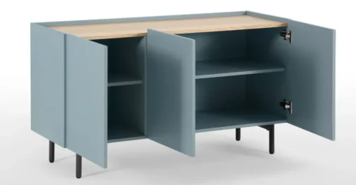 Aparador Mino – Roble y azul
