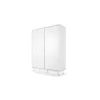 Armario con puertas correderas Elona – Blanco brillante