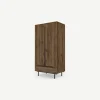 Armario Damien – Efecto Walnut Black