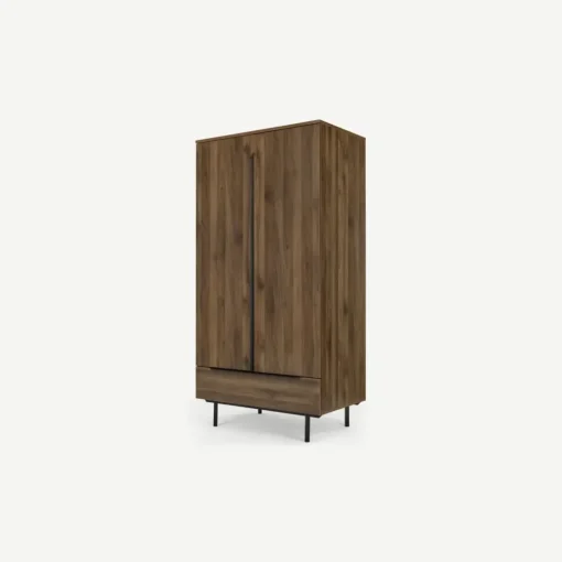 Armario Damien – Efecto Walnut Black