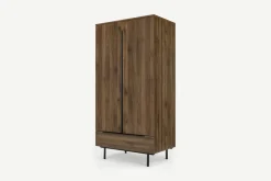 Armario Damien – Efecto Walnut Black