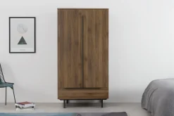 Armario Damien – Efecto Walnut Black