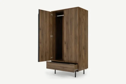 Armario Damien – Efecto Walnut Black