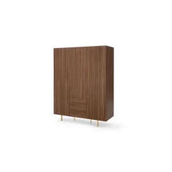 Armario de 3 puertas Keaton – Nogal