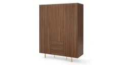Armario de 3 puertas Keaton – Nogal