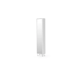 Armario de baño Elona – Blanco y cromo