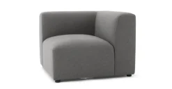 Asiento Esquinero Modular Juno – Gris Marga