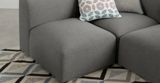 Asiento Esquinero Modular Juno – Gris Marga
