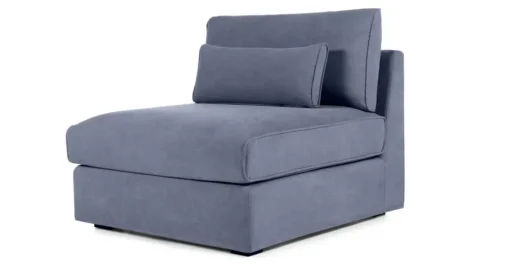 Asiento Modular con Funda Extraíble Trent – Azul Lavado