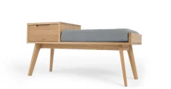 Banco con almacenaje Jenson – Roble