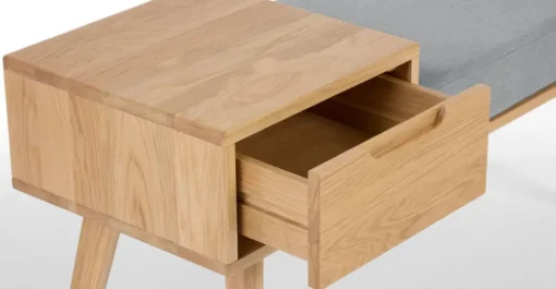 Banco con almacenaje Jenson – Roble