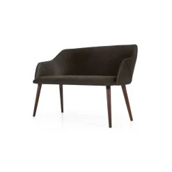Banco de comedor compacto Lule – Gris marga y gris granizo