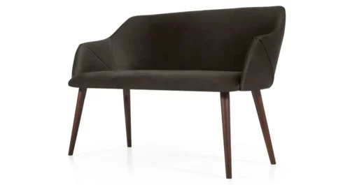 Banco de comedor compacto Lule – Gris marga y gris granizo