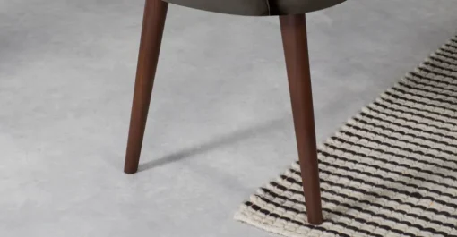 Banco de comedor compacto Lule – Gris marga y gris granizo