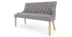 Banco de comedor Flynn – Gris grafito
