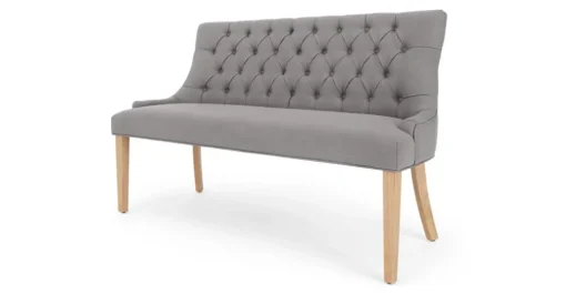 Banco de comedor Flynn – Gris grafito