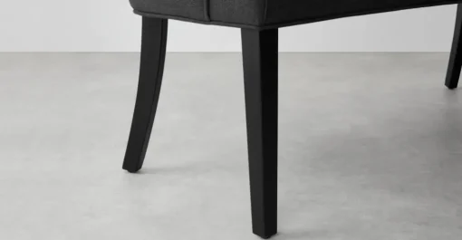 Banco de comedor Flynn – Negro noche