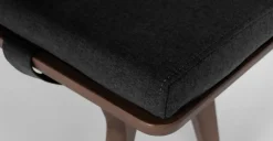 Banco Jenson – Roble oscuro y gris oscuro