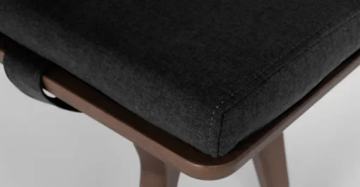 Banco Jenson – Roble oscuro y gris oscuro
