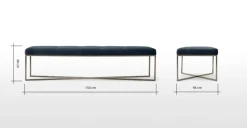 Banco Otomana Julianne – Azul Marino