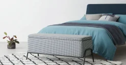 Banco otomana Knox – Azul
