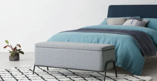 Banco otomana Knox – Azul