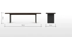 Banco Phantom – Madera y metal