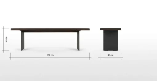 Banco Phantom – Madera y metal