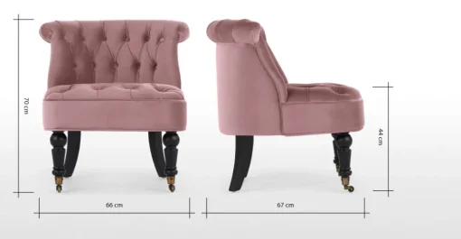 Butaca Bouji – Rosa Empolvado