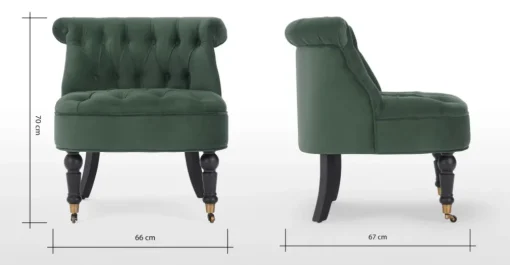 Butaca Bouji – Verde Olmo