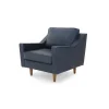 Butaca Dallas – Cuero Premium Azul Medianoche