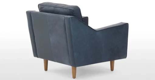 Butaca Dallas – Cuero Premium Azul Medianoche