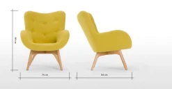 Butaca Doris – Verde Musgo