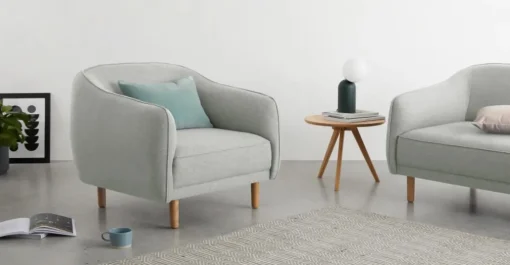 Butaca Haring – Gris Plateado
