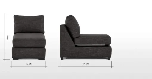 Butaca Modular Mortimer – Gris Foca