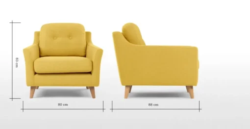 Butaca Rufus – Amarillo Mostaza