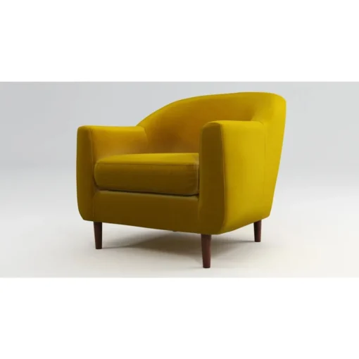Butaca Tubby – Amarillo Azafrán