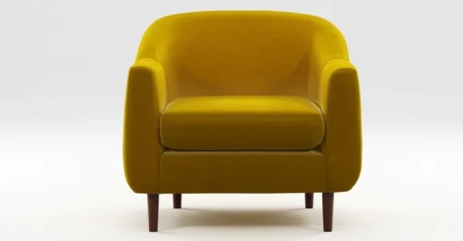 Butaca Tubby – Amarillo Azafrán